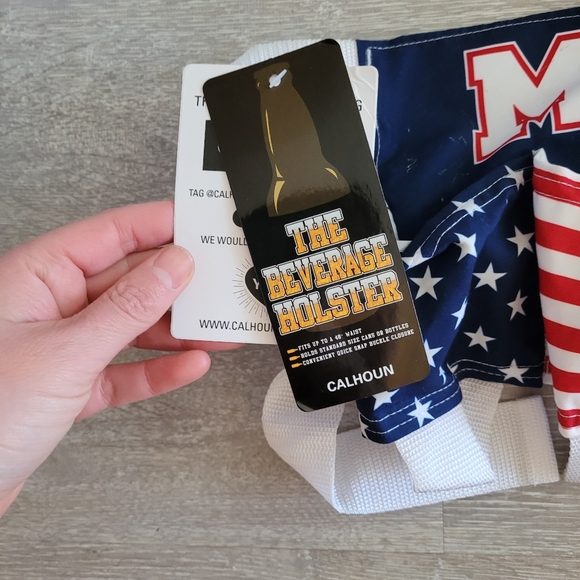 NWT Calhoun MERICA Beer Belt Holder america July - Picture 2 of 5